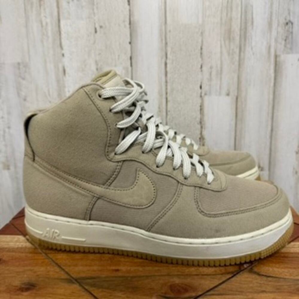 Nike Air Force 1 High Utility Men's Sneakers Khaki‎ Size 10 - Picture 4 of 8